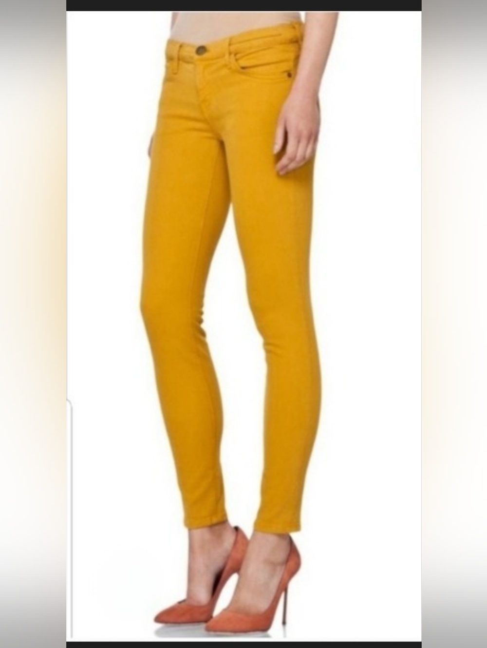 DL1961 Skinny Jeans in Mustard Gold